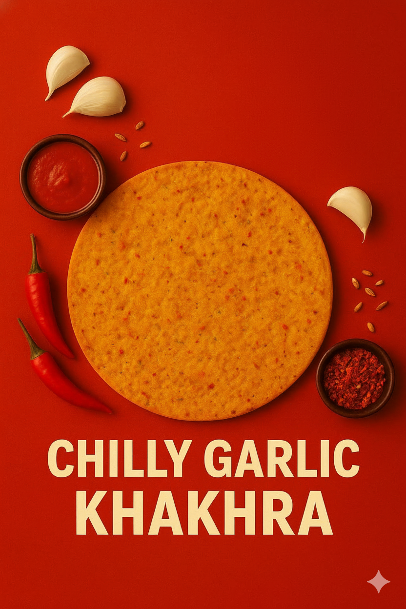Chilly Garlic Khakhra